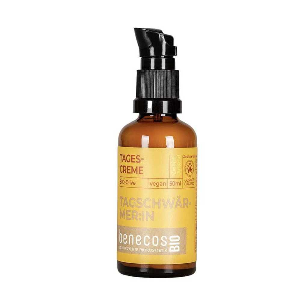benecos naturkosmetik nachhaltige gesichtspflege tagescreme olive