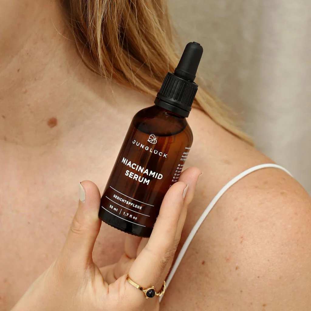 junglueck niacinamid serum reinigungsoel rabattcode aloe vera