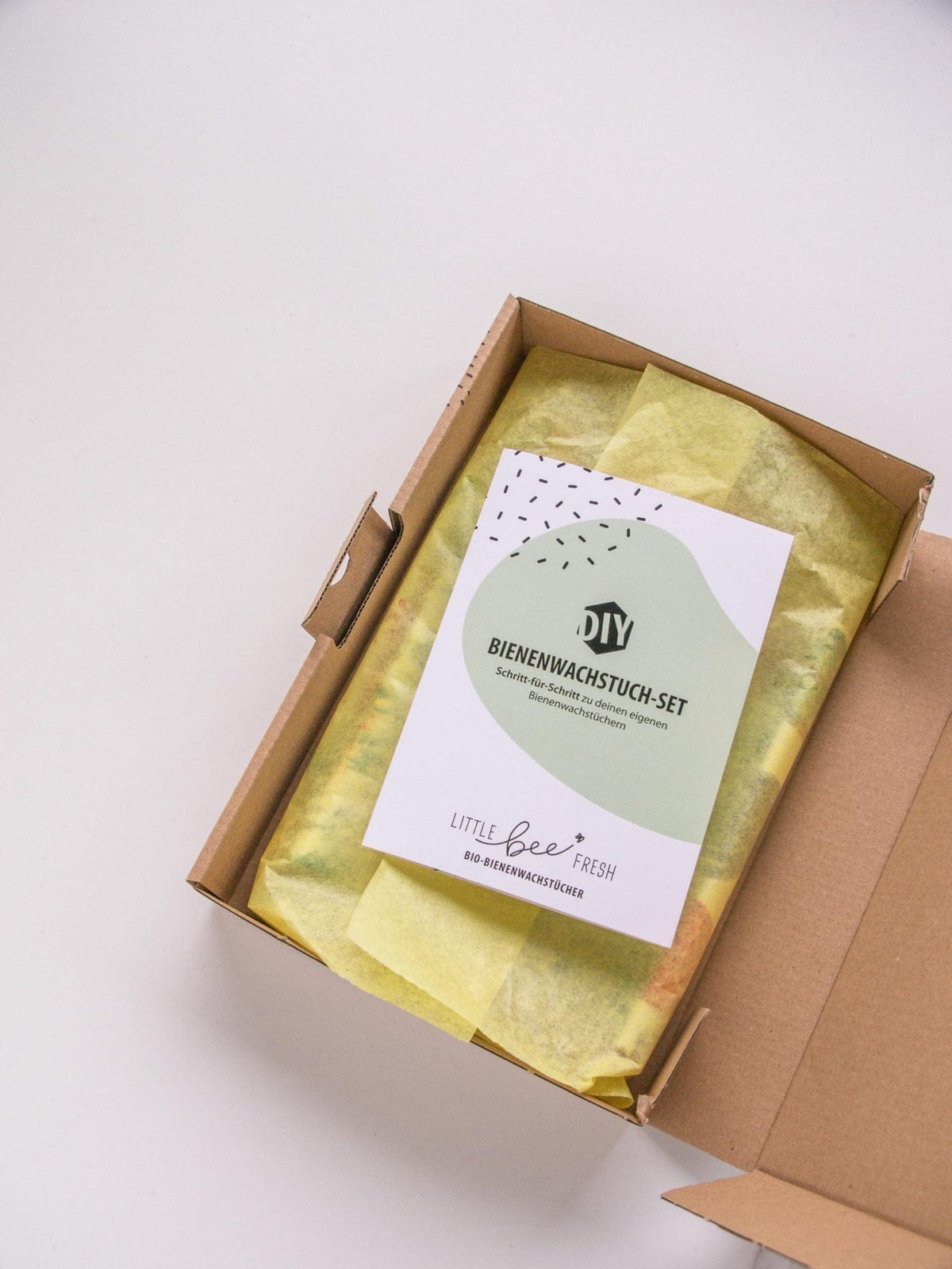 nachhaltige geschenke diy box bienenwachstücher
