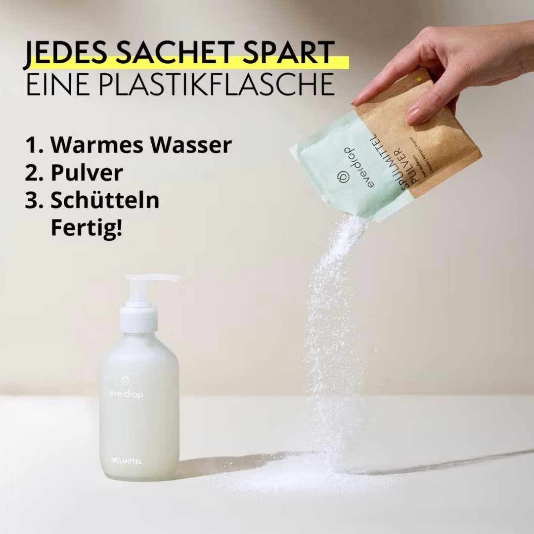 everdrop spuelmittel pulver reiniger tabs vegan zerowaste