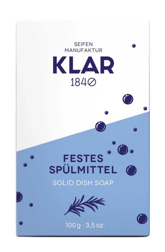 klar seife festes spülmittel