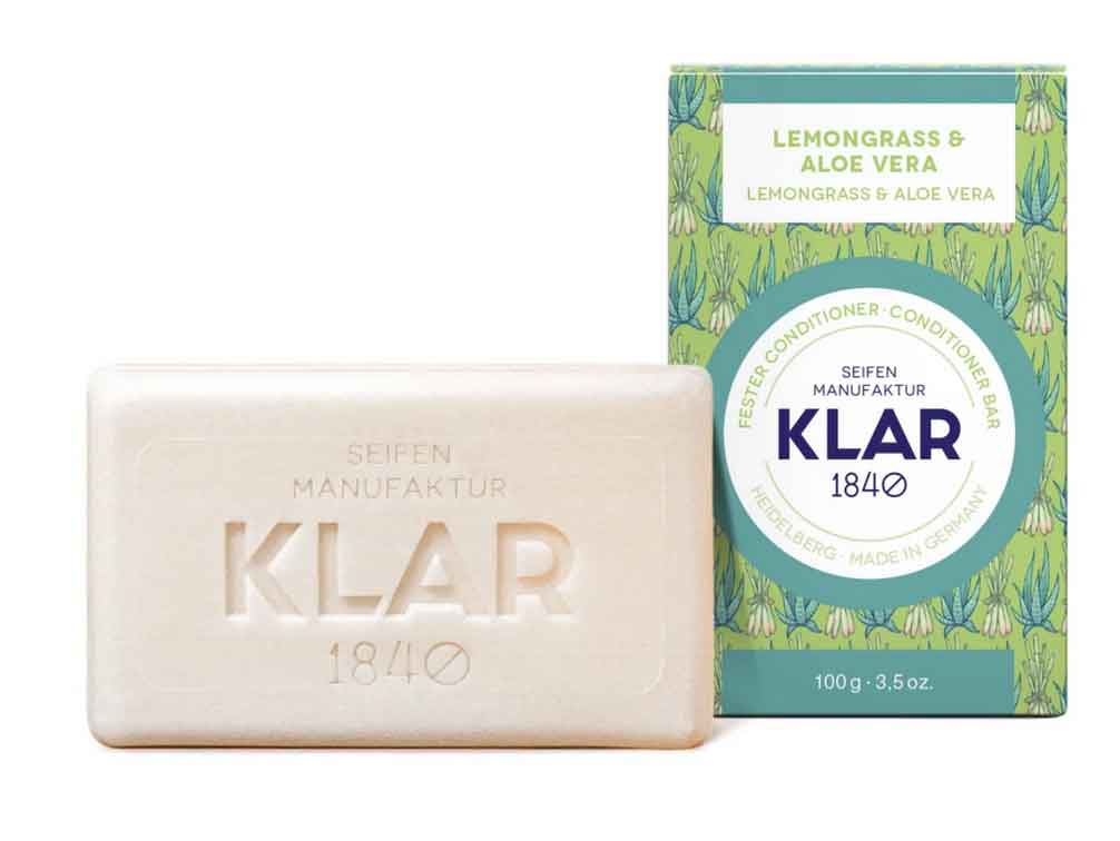 klar-seife-fester-conditioner-2-lemongrass-aloevera-vegan-plastikfrei-palmoelfrei