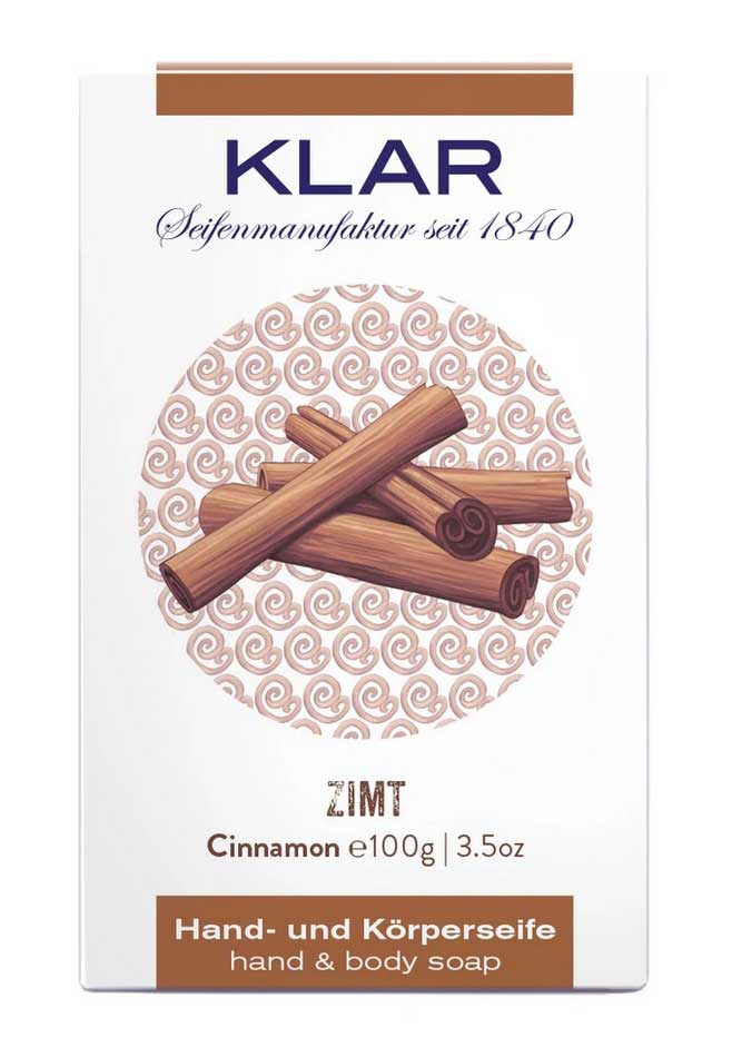 klar vegane seife zimt