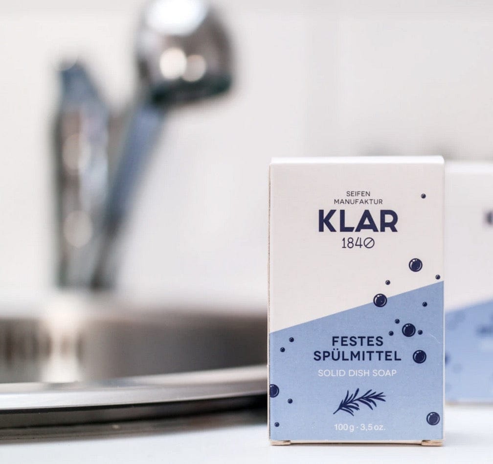 klar seife festes spülmittel vegan