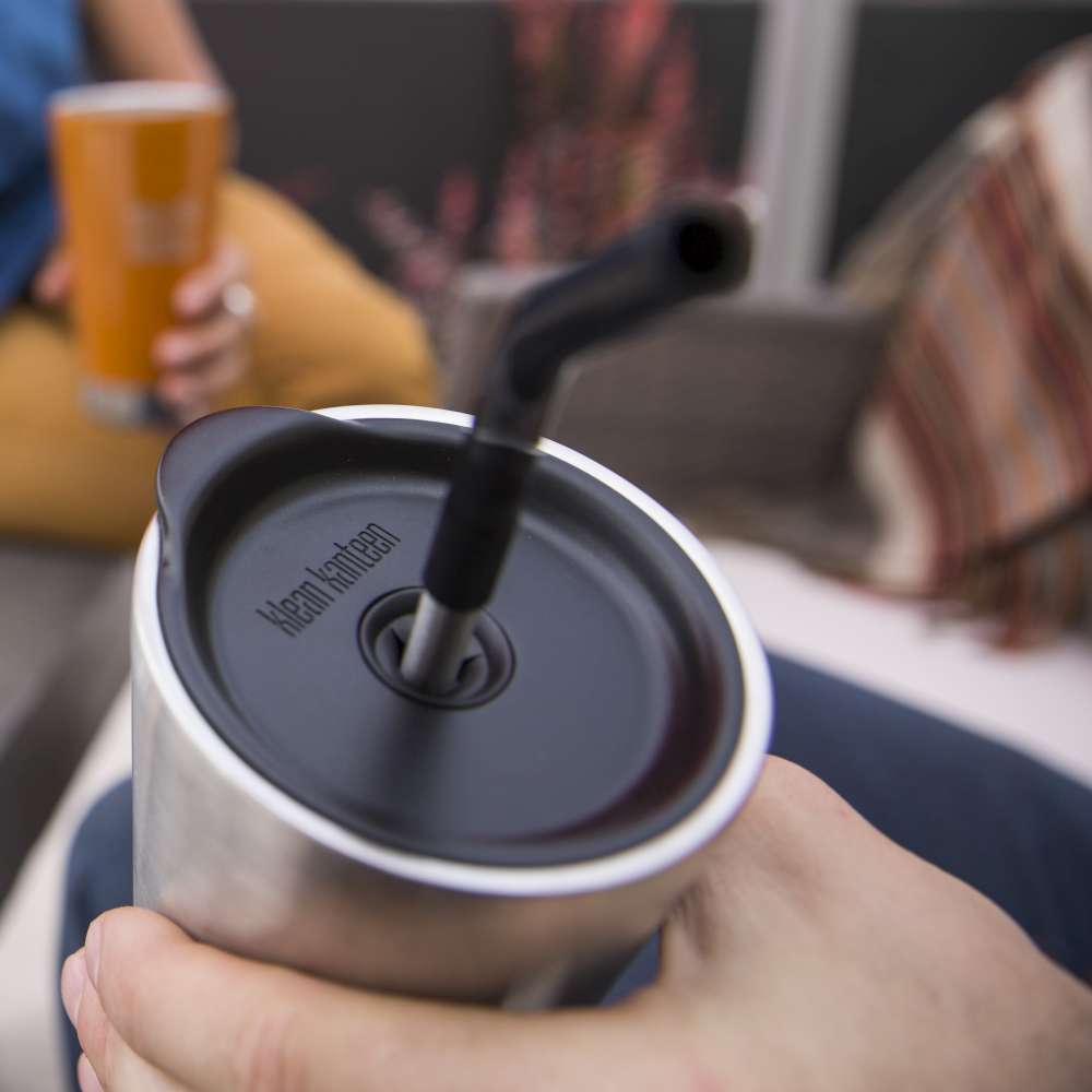 klean-kanteen-2-Strohhalm-Edelstahl-Trinkhalm-Trinkhalmdeckel-Trinkhalmbu-rste-Set-Tumbler-zerowaste