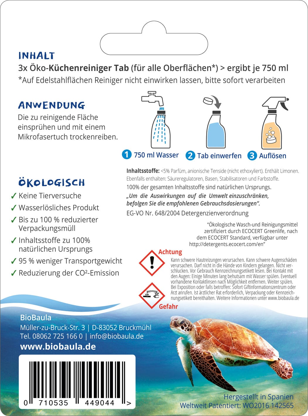 biobaula nachhaltige Reiniger Tabs Kueche
