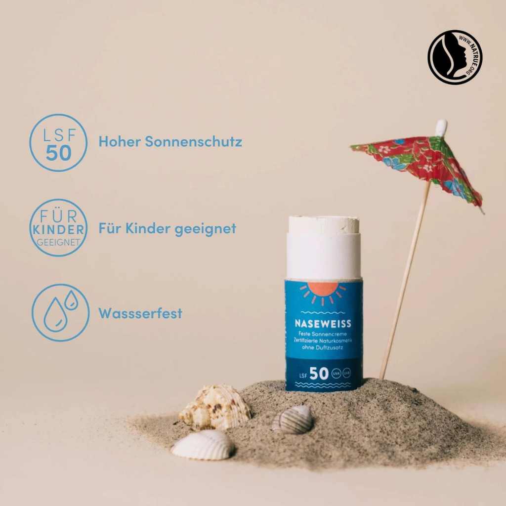 naseweiss sonnencreme lsf 50 vegan plastikfrei people who care