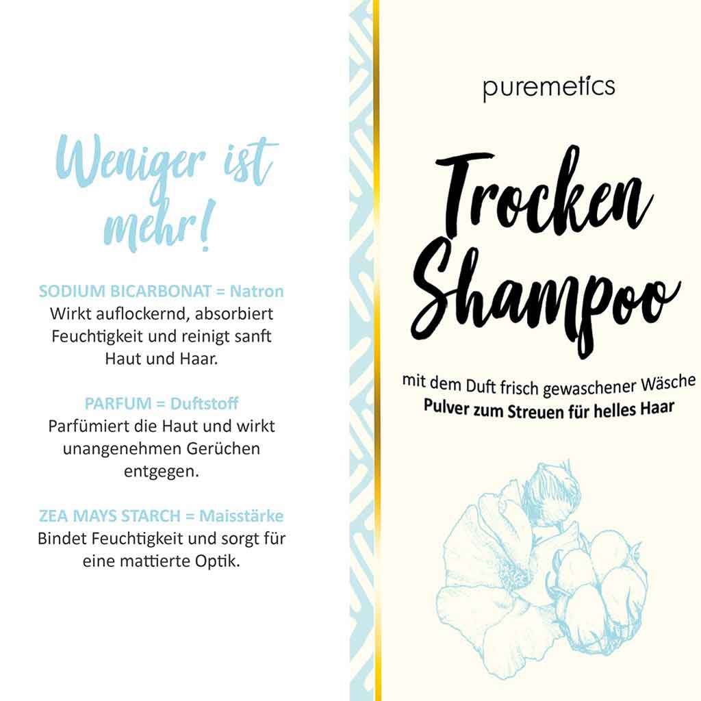 puremetics trockenshampoo nachhaltig