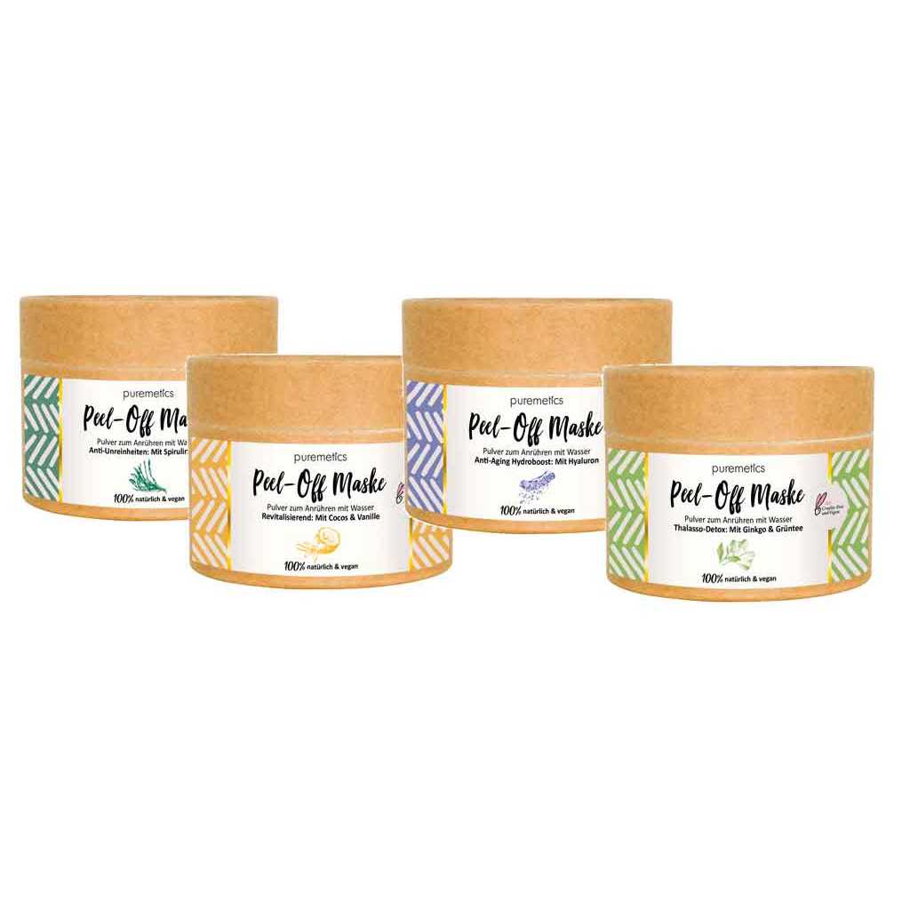 puremetics peel off maske nachhaltige gesichtspflege
