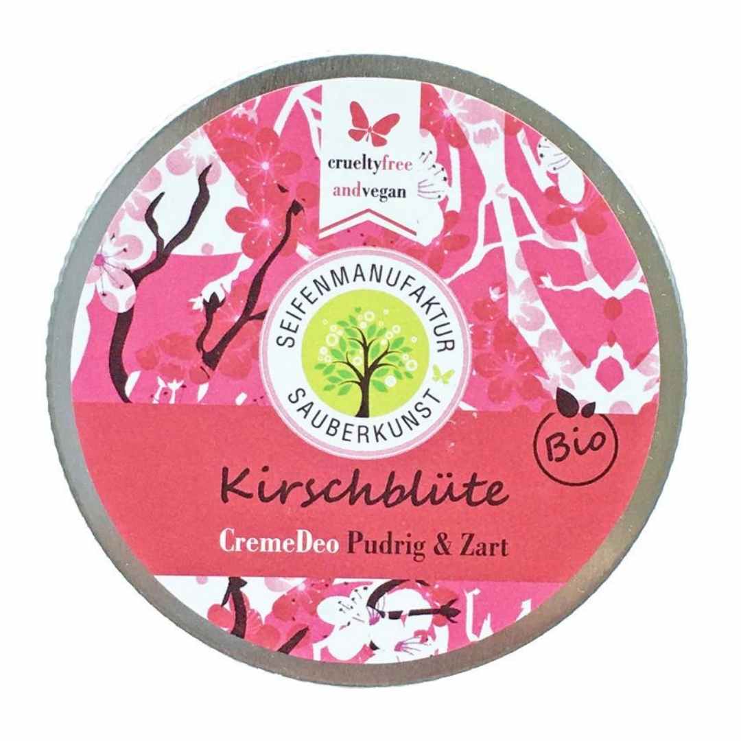 sauberkunst deocreme vegan kirschblüte