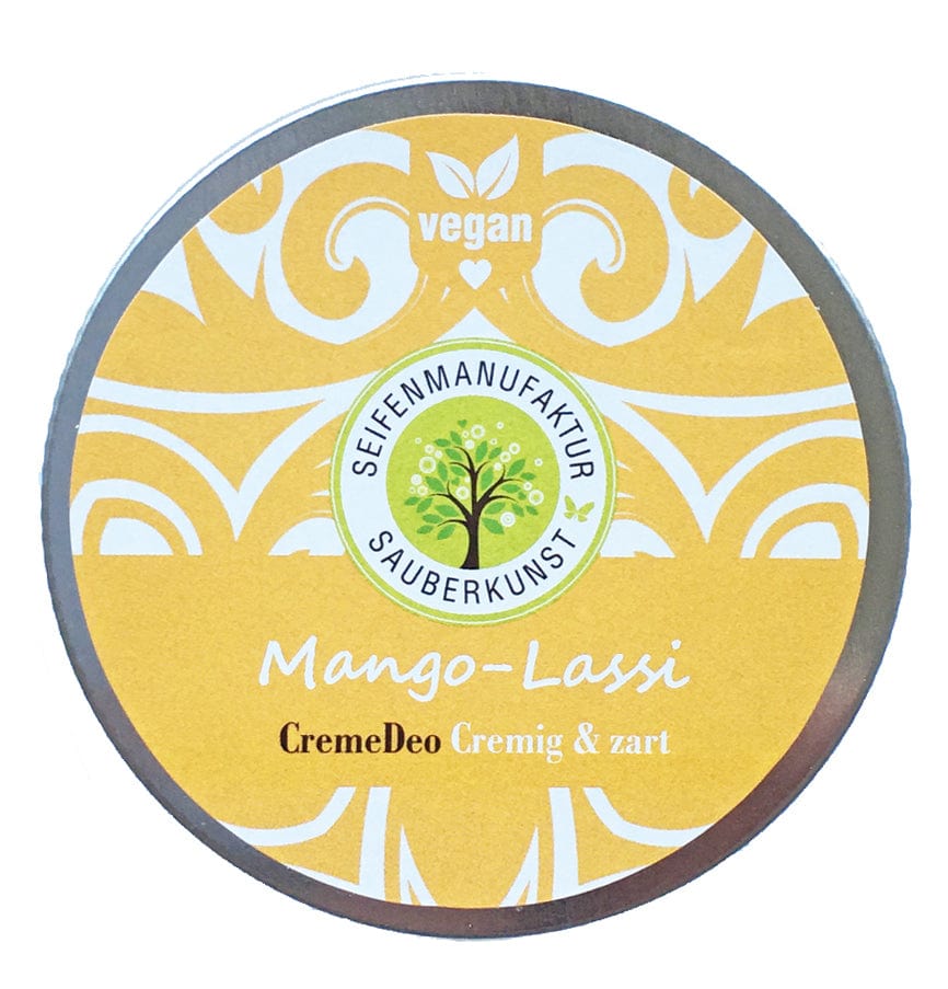 sauberkunst deocreme vegan mango lassi