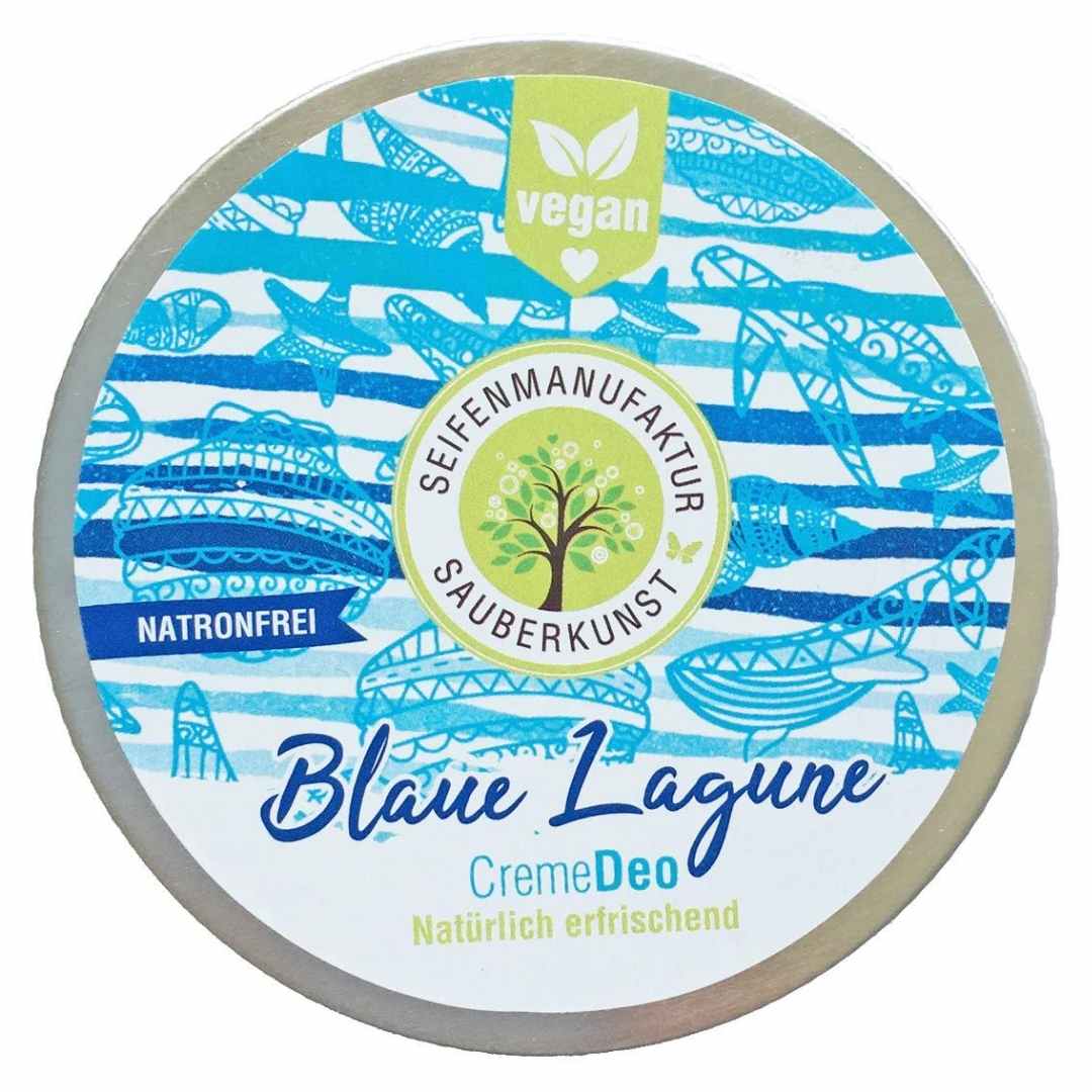 sauberkunst deocreme vegan blaue lagune