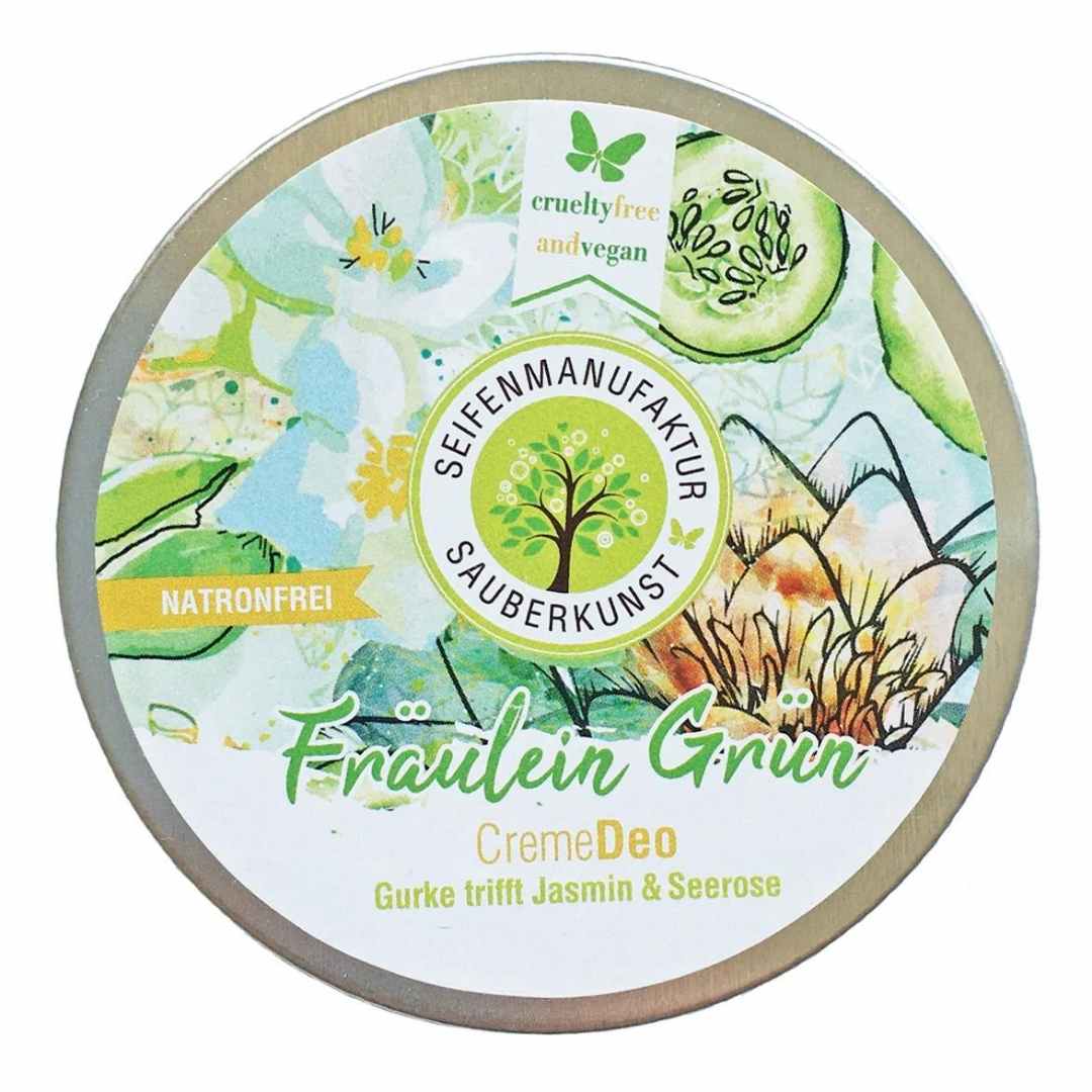 sauberkunst deocreme vegan fräulein grün