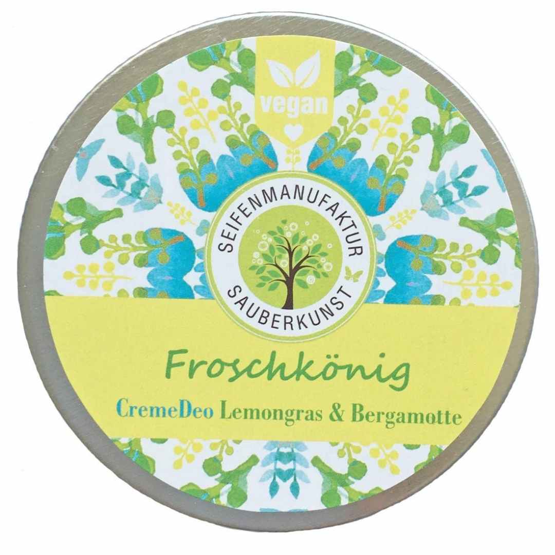 sauberkunst deocreme vegan froschkönig