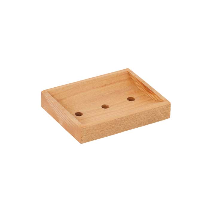 seifenschale holz redecker mit abflußlöchern