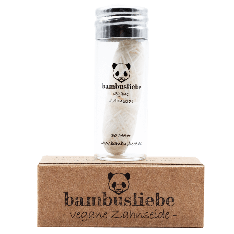 Bambusliebe-vegane-Zahnseide-aus-Maisseide-im-Glasflakon